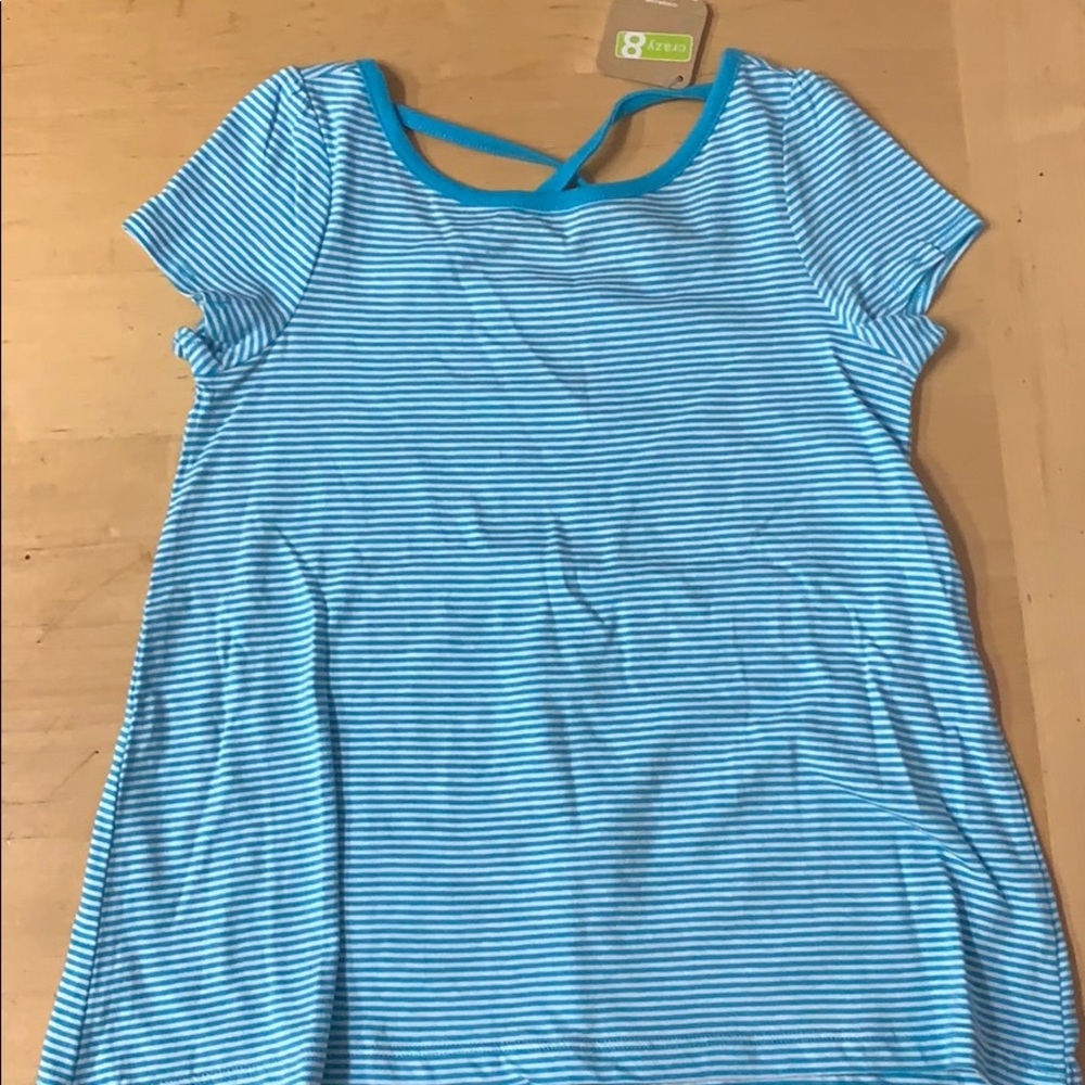 Girls short sleeve top. Crazy 8 brand size 7/8